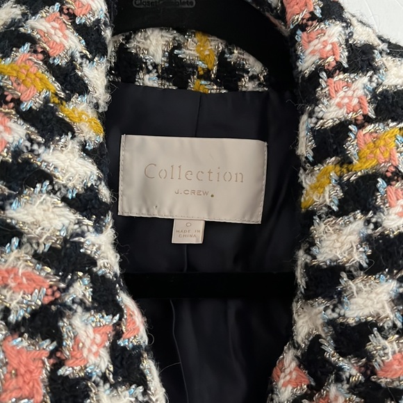 J.Crew Collection Lurex tweed oversized coat - Picture 6 of 11